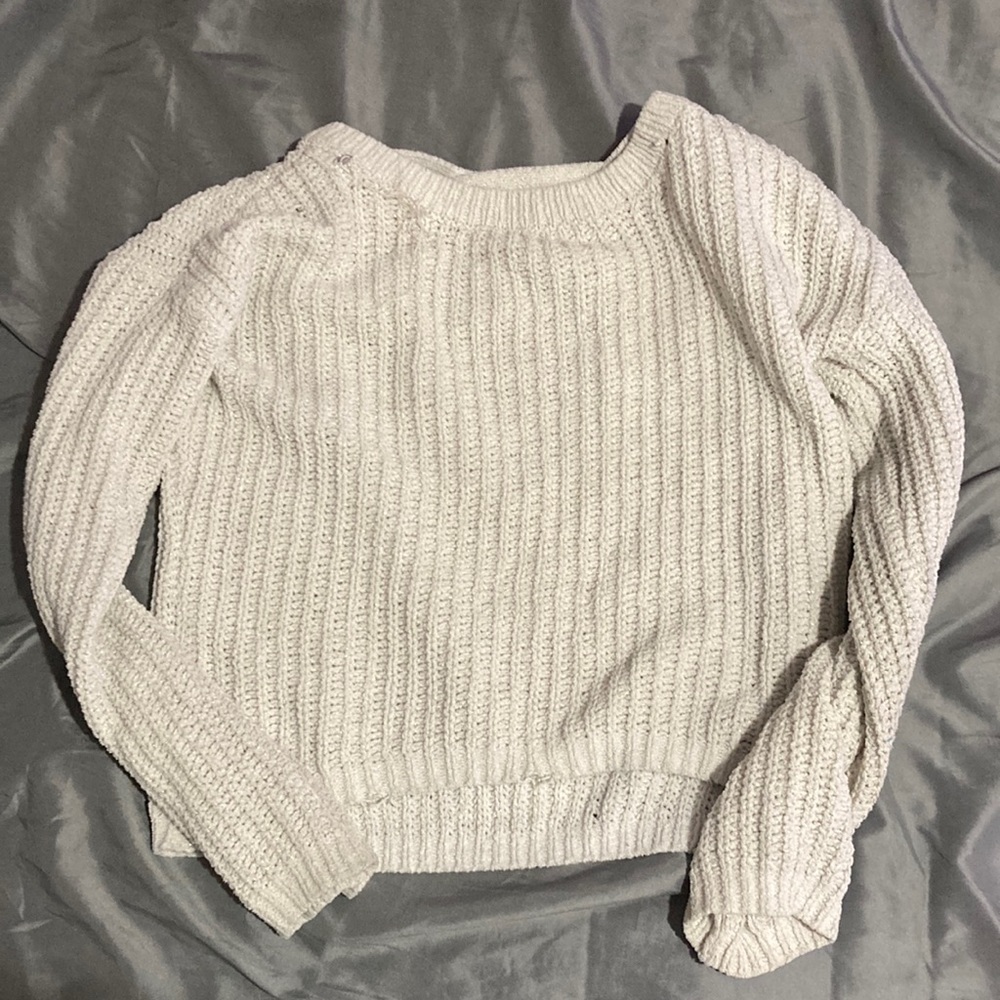 White sweater from Sugar!